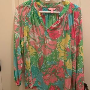 Lilly Pulitzer Elsa Top ‘Big Flirt’, Size S